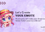 create unique twitch emotes, badges, and sub icons for streamers